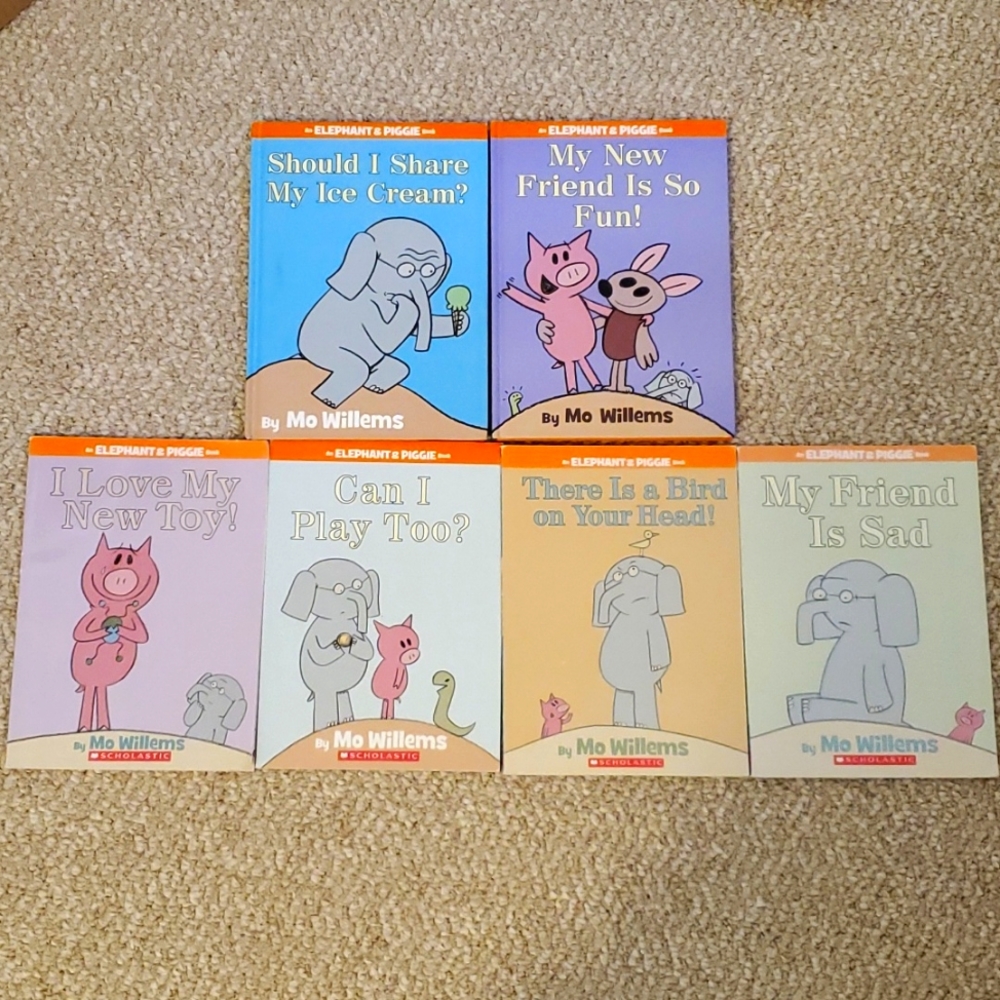 6 Elephant & Piggie Books by Mo Willems